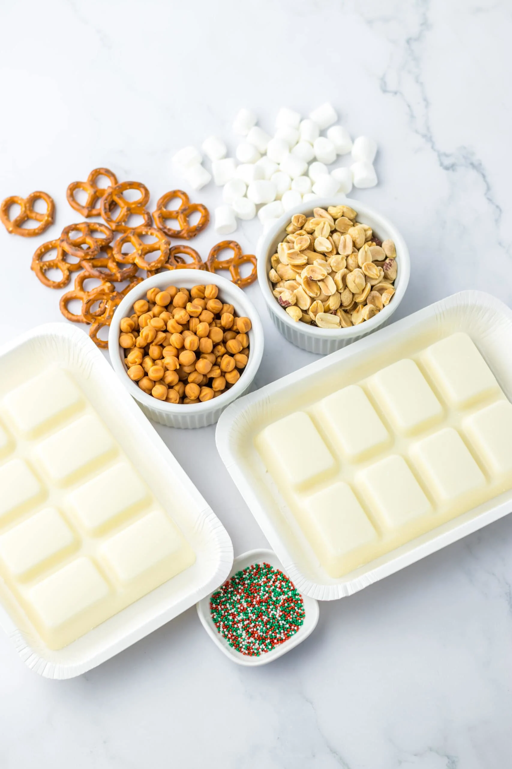Ingredients for slow cooker candy