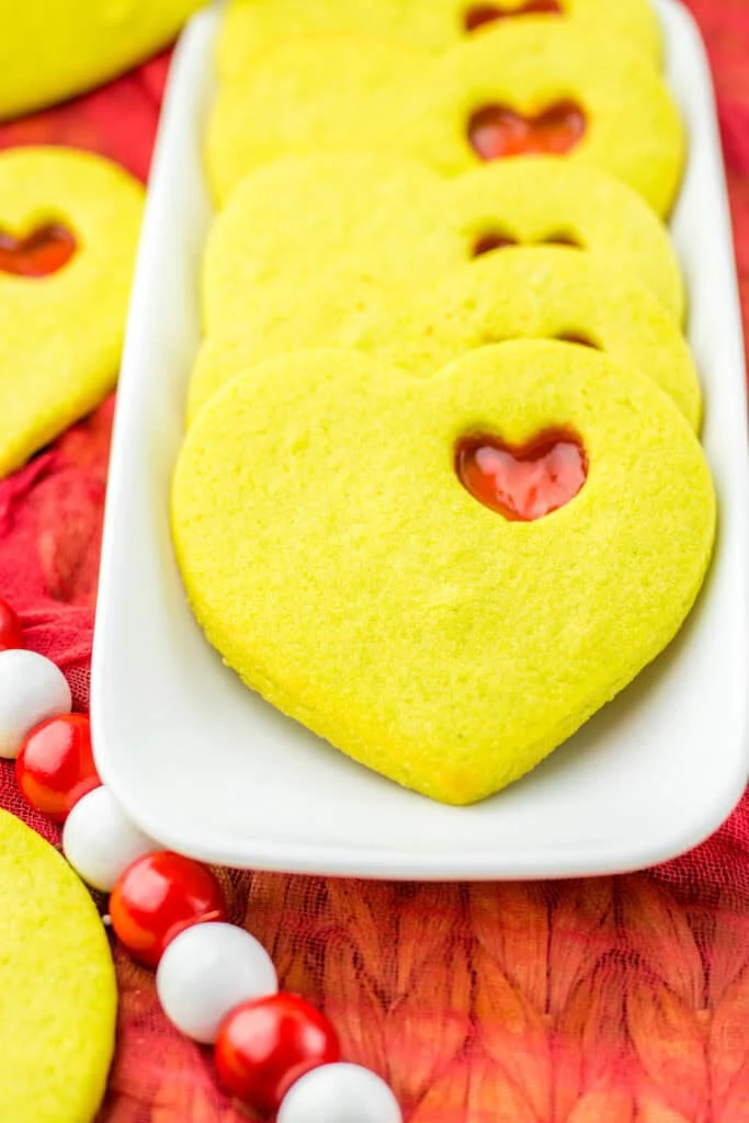 cookies served on white plate