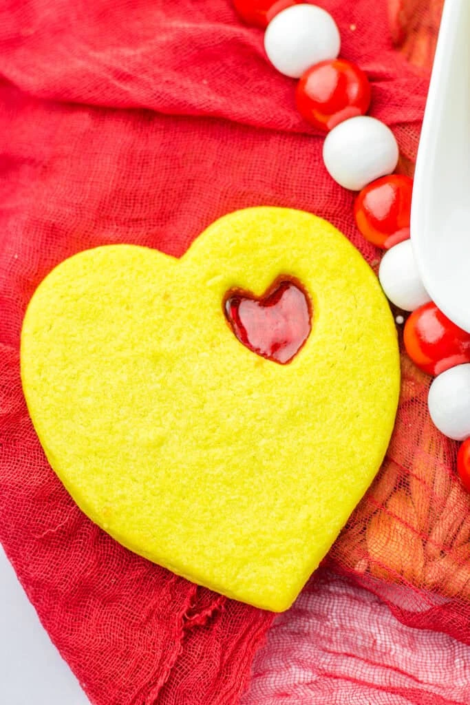 Christmas stained glass cookie