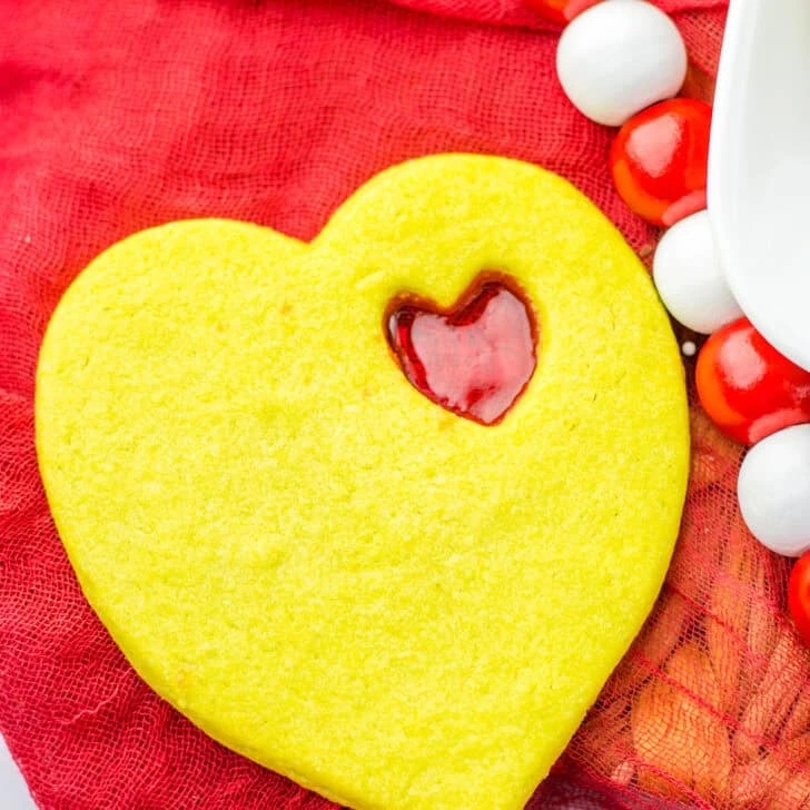 Christmas stained glass cookie