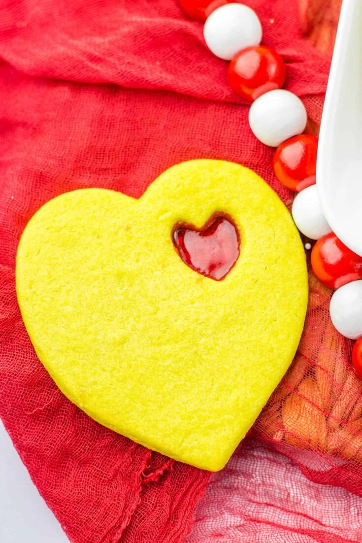 Christmas stained glass cookie