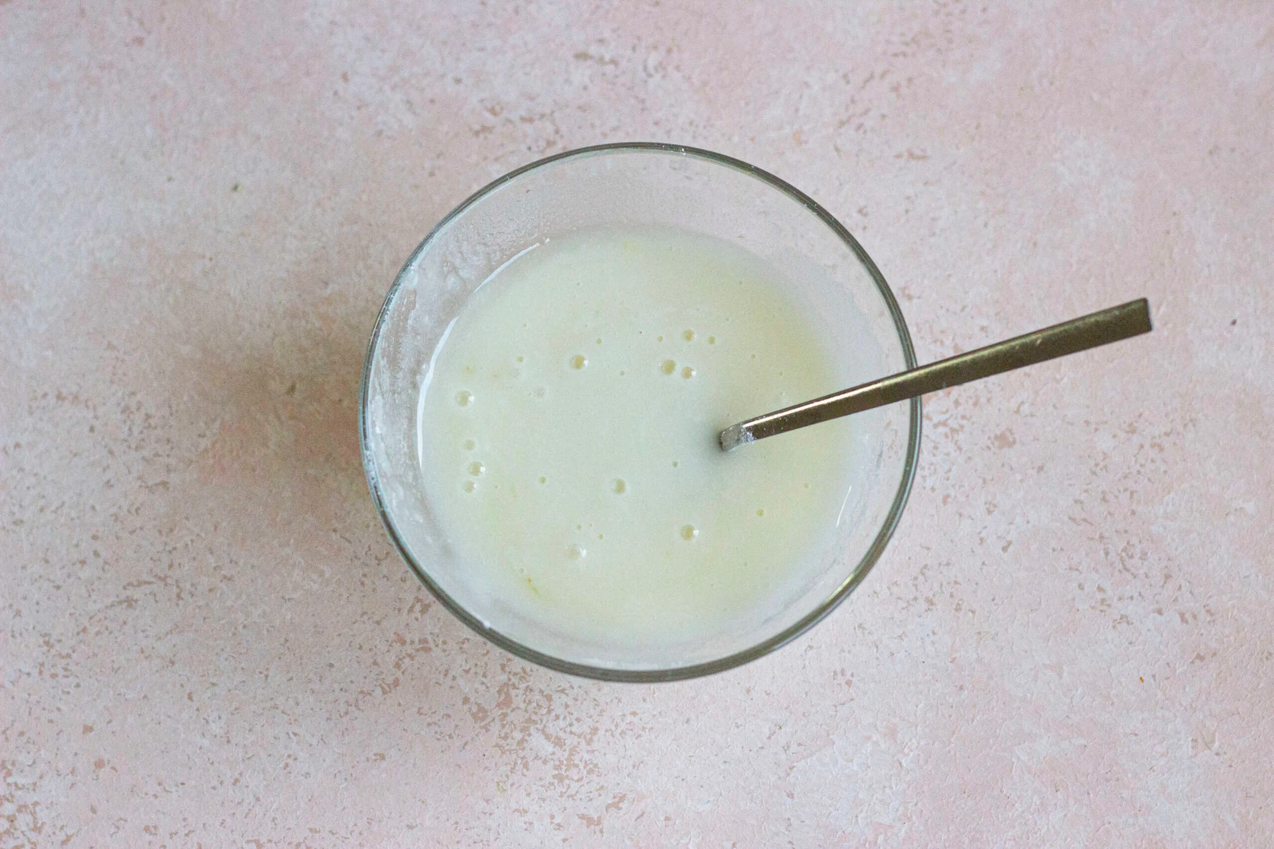 soaking cinnamon rolls