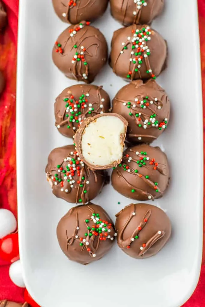 truffles and inside of a truffle