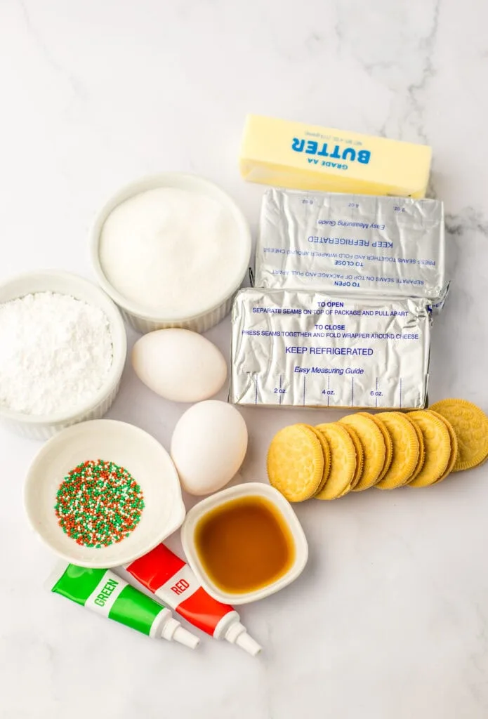 Ingredients for cheesecakes