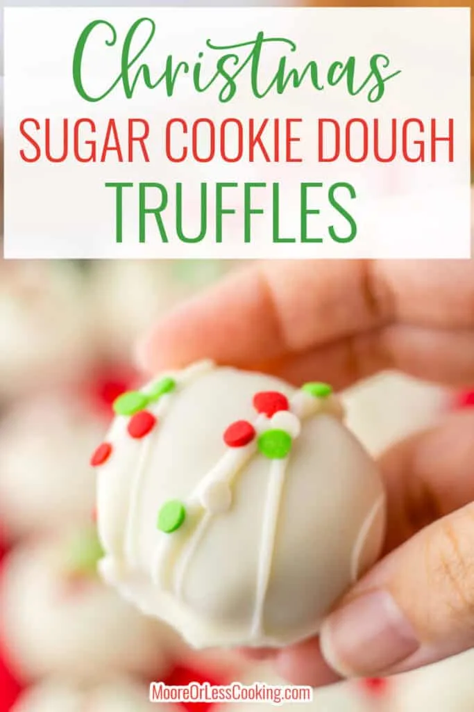 sugar cookie truffles pin