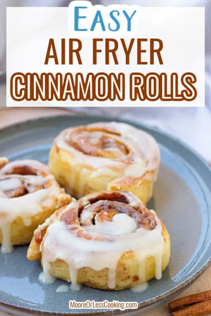 Pin air fryer cinnamon rolls