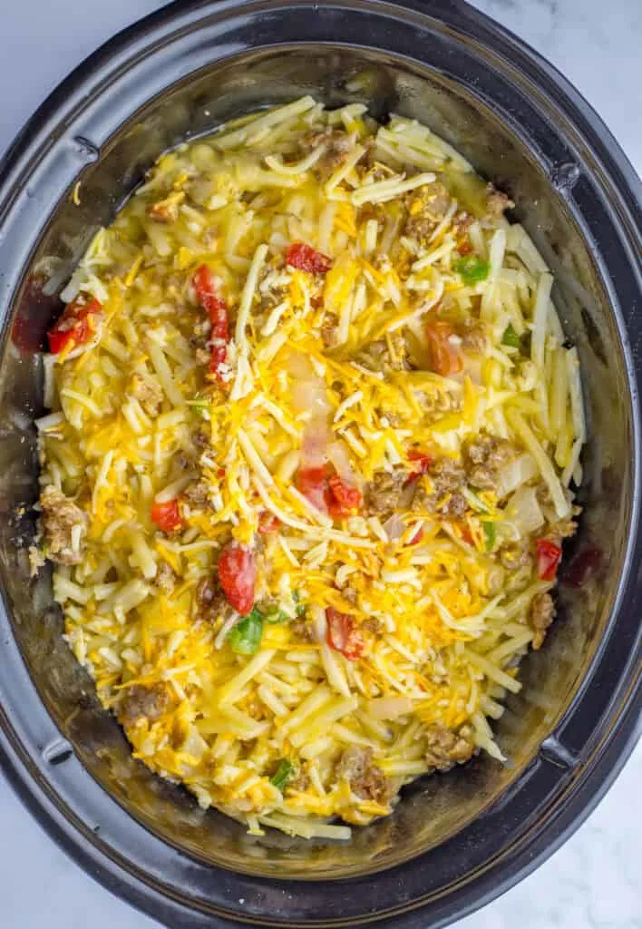 all ingredients in slow cooker