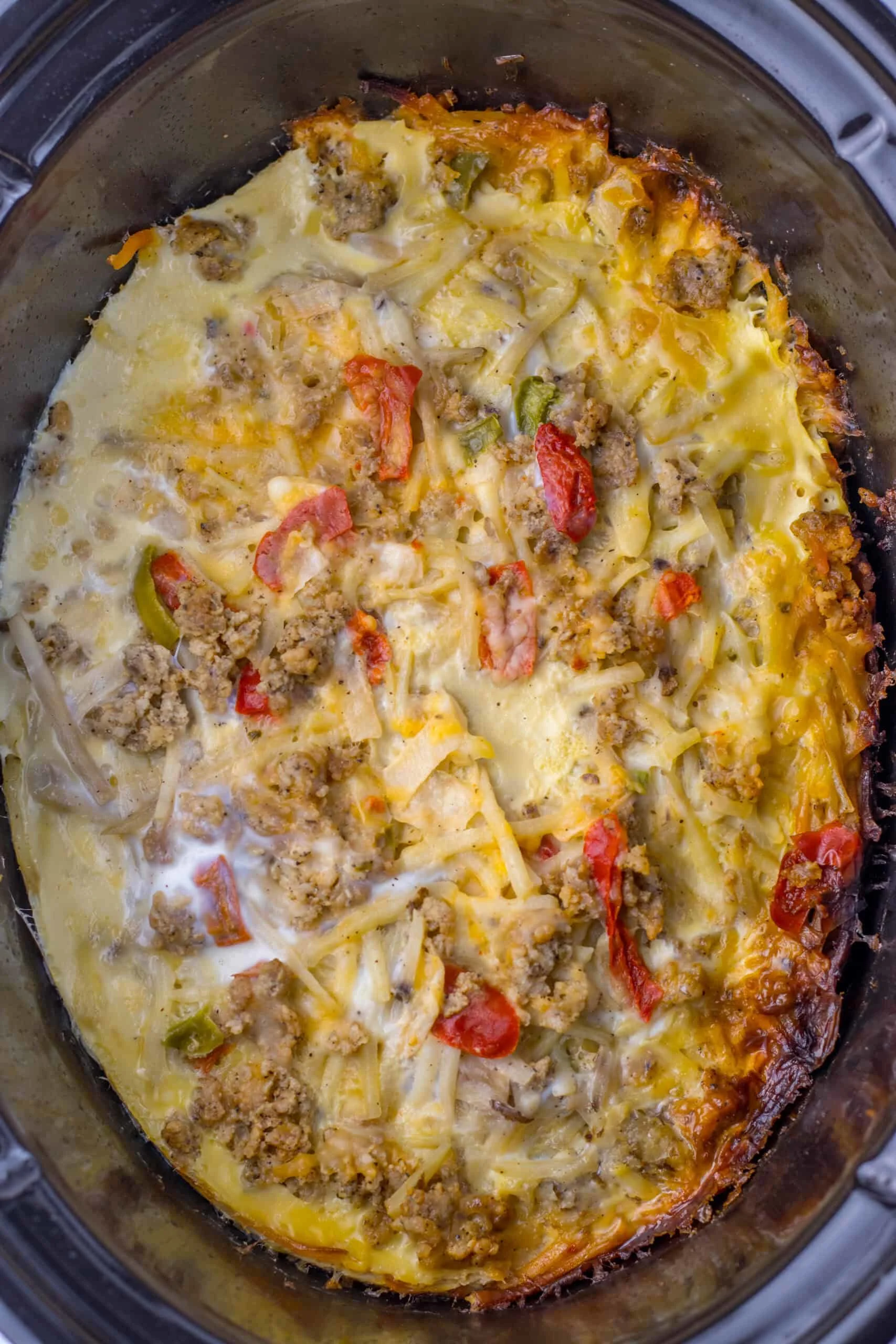 finished cooking casserole