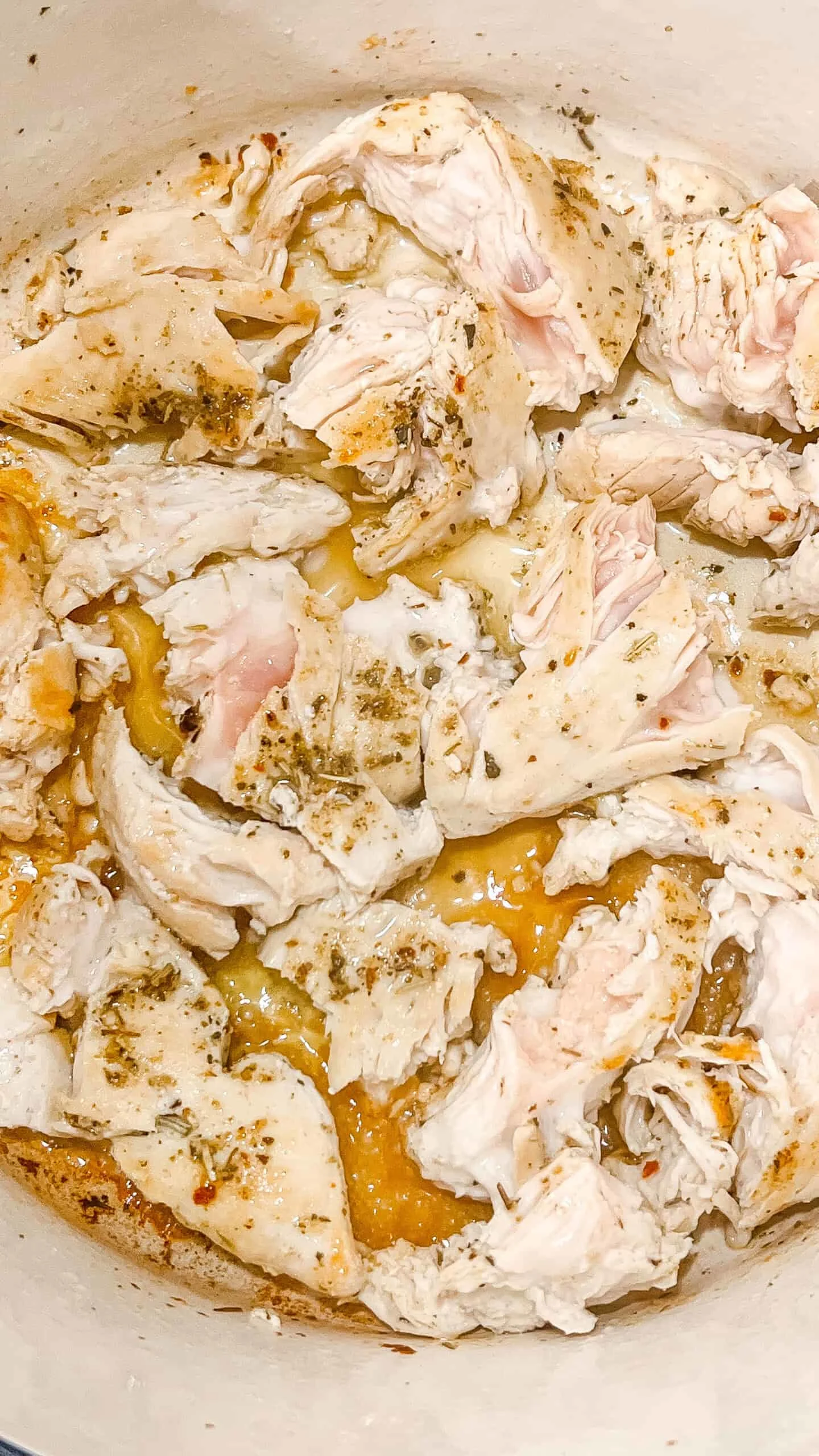 Delicious homemade chicken filling with tender chicken, carrots, and spices. Perfect for comforting meals.