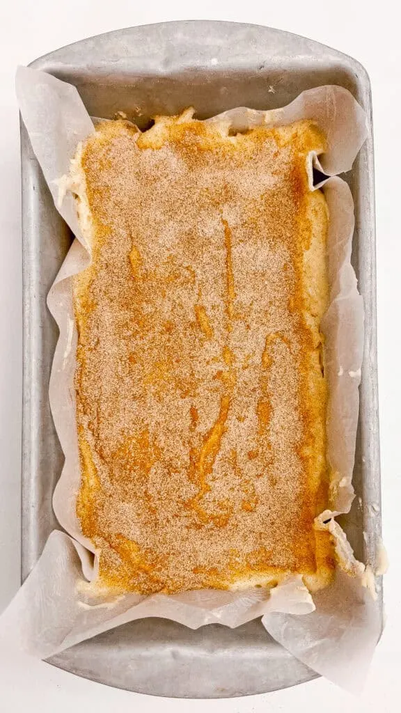 One loaf pan Amish Cinnamon Bread