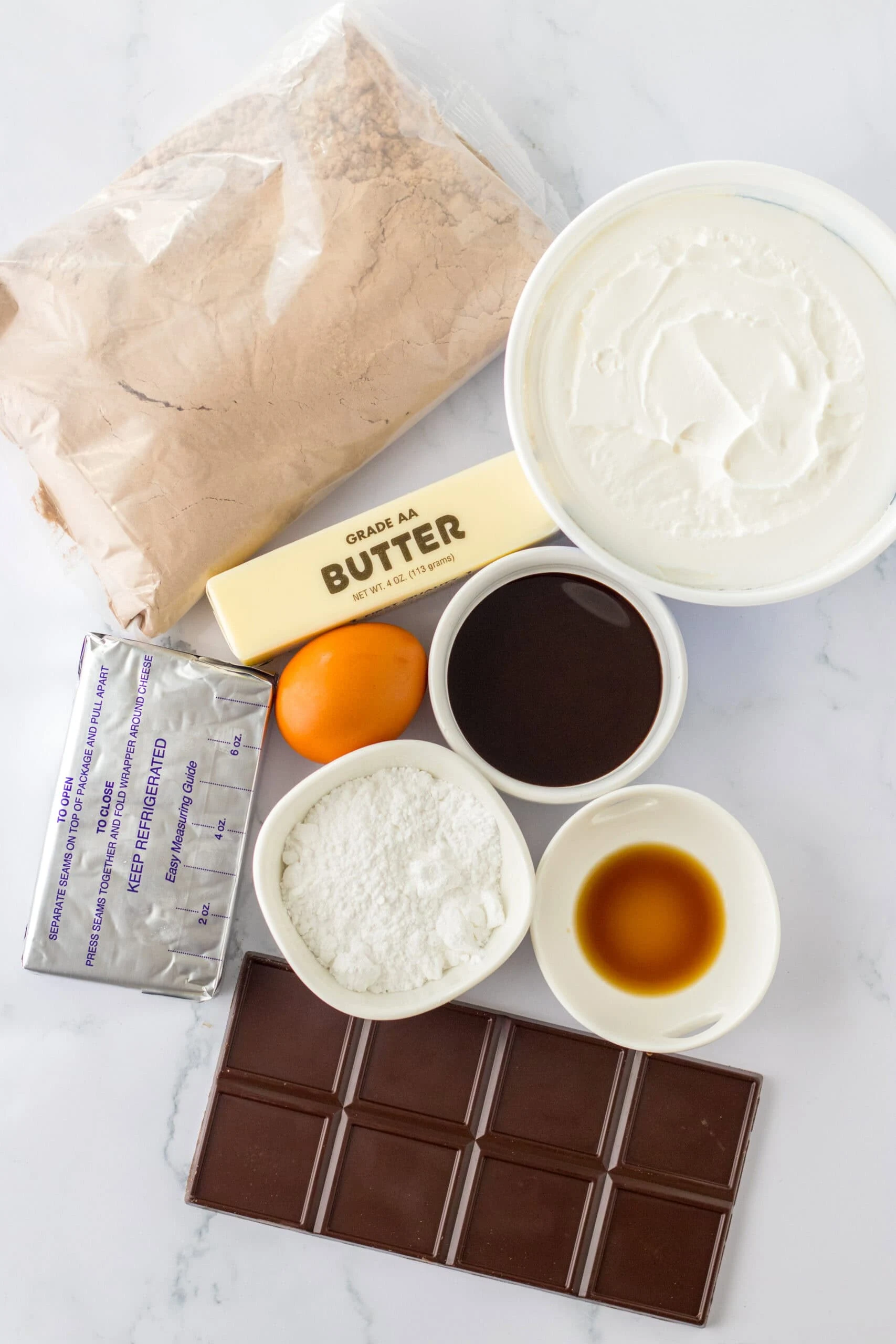 Rich chocolate and butter for decadent French Silk Brownies. Perfect for chocolate lovers.