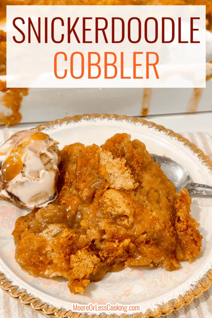 Pin Snickerdoodle Cobbler