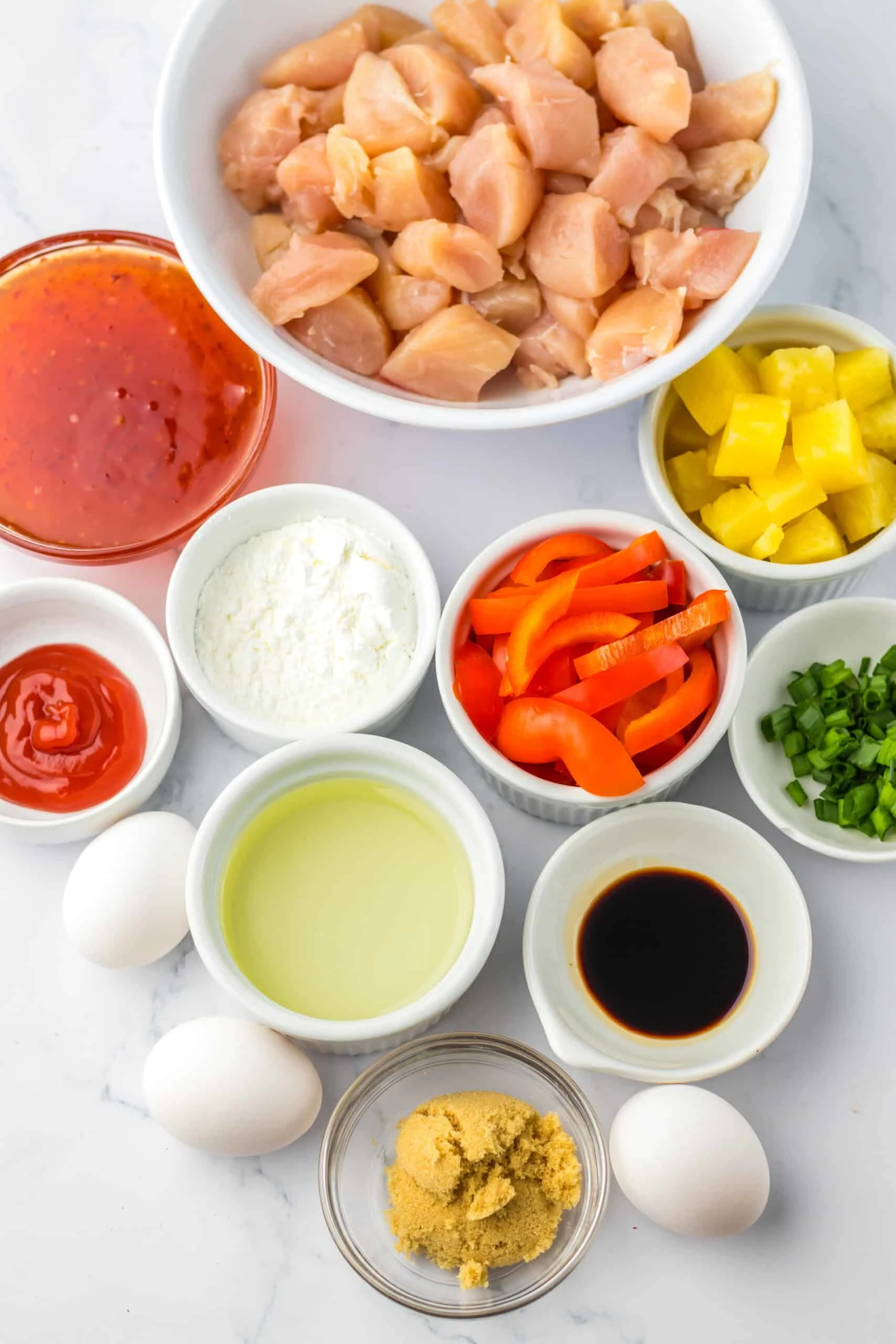 ingredients sweet chili chicken