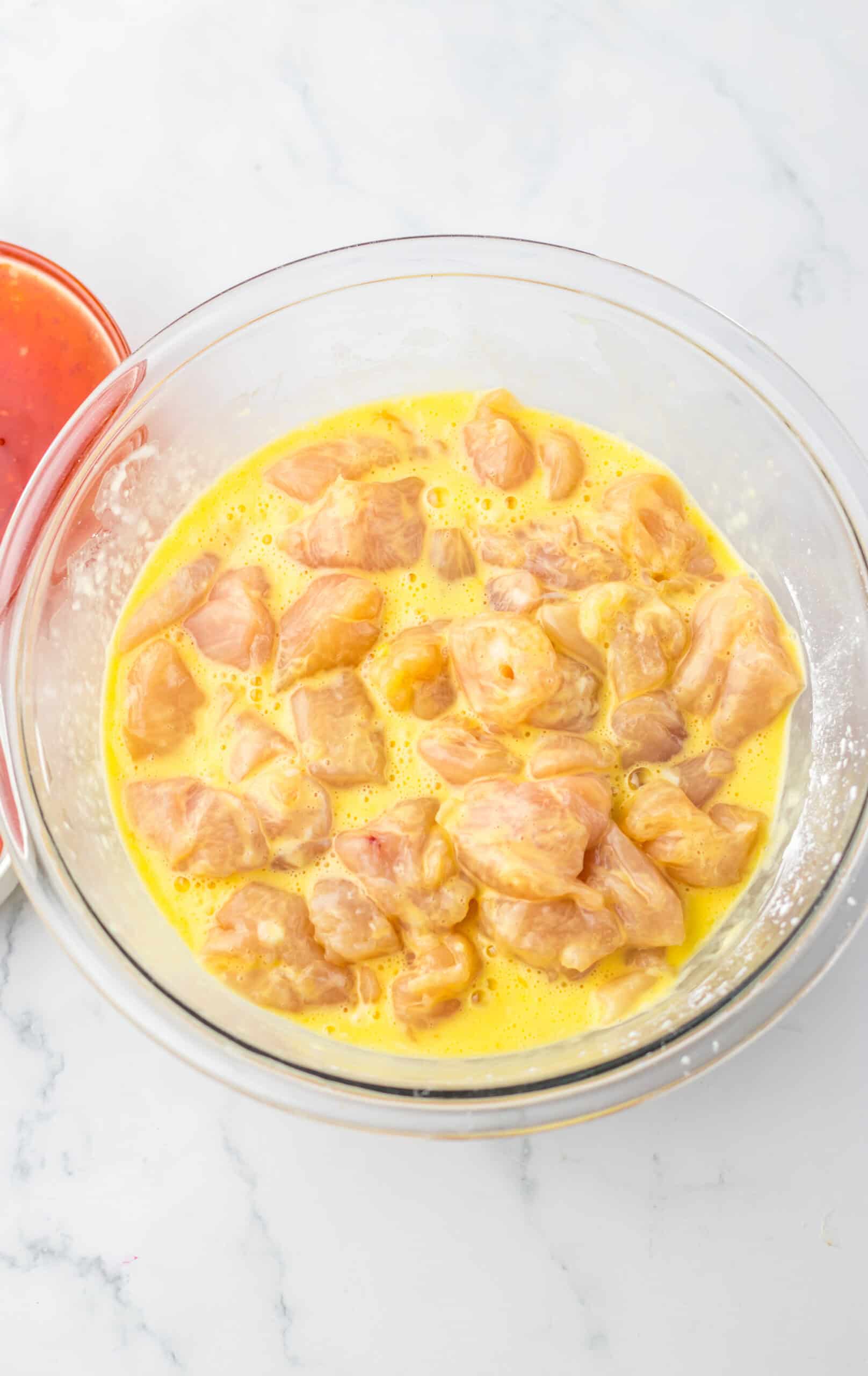 Delicious sweet chili chicken marinated and cooked to perfection, ideal for quick dinners and flavor.