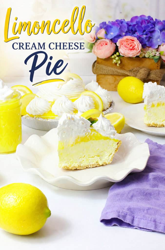 Limoncello Cream Cheese Pie