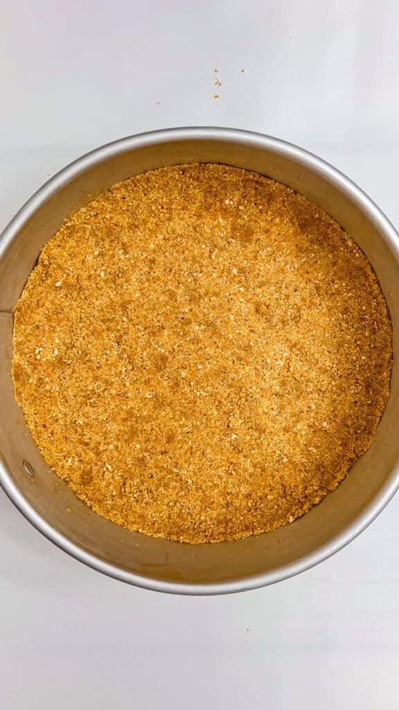 graham cracker crust for Boston Cream Pie Cheesecake