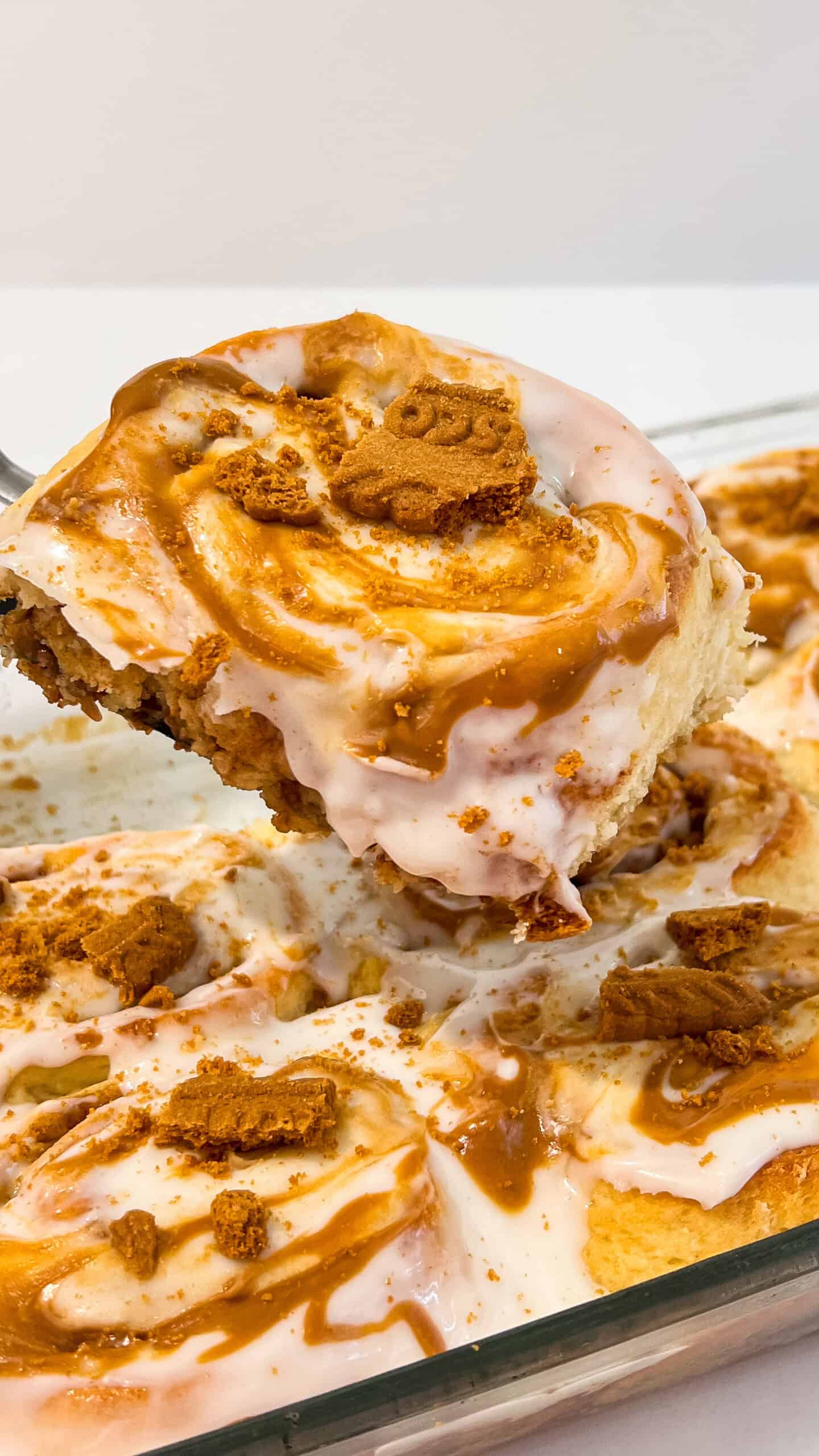 These Biscoff Cookie Butter Cinnamon Rolls are soft, fluffy, gooey, and bursting with rich cookie butter flavor! Swirled with cinnamon and topped with luscious creamy frosting, they're the ultimate sweet treat for breakfast, brunch, or dessert. Perfect for holidays, special occasions, or weekend baking! Save this irresistible recipe for later! #BiscoffCinnamonRolls #CookieButter #CinnamonRolls #BiscoffRecipes #EasyBaking #BreakfastRecipes #MooreOrLessCooking via @Mooreorlesscook